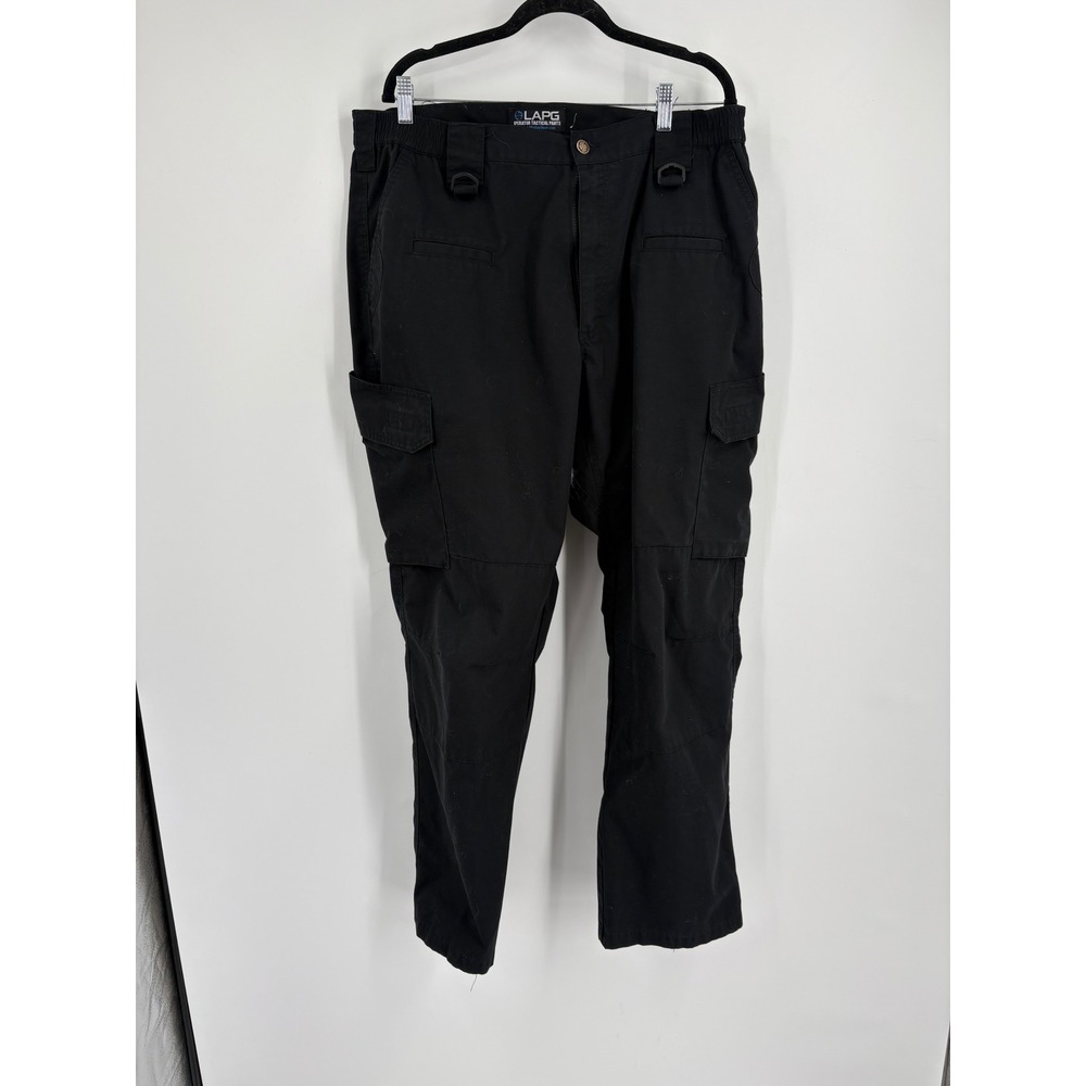 LA Police Gear LAPG Operator Tactical Pants Black Ripstop Cargo 40x32 BO1003EWB